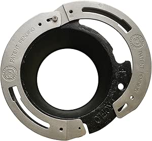 Toilet Flange Repair Kit - Works on 3" or 4" Cast Iron, PVC or ABS