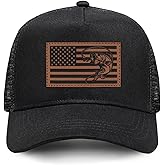 IORTY RTTY Fishing Gifts for Men American Flag Trucker Hat Mens Fathers Day Christmas Birthday Gifts Fishing Hat for Dad