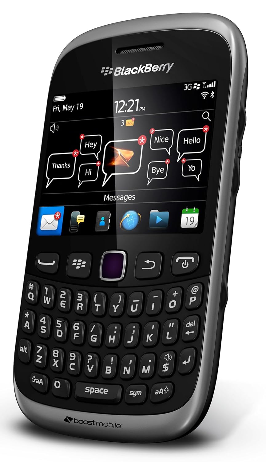 Amazon.com: BlackBerry Curve 9310 Prepaid Phone (Boost Mobile): Cell Phones  & Accessories