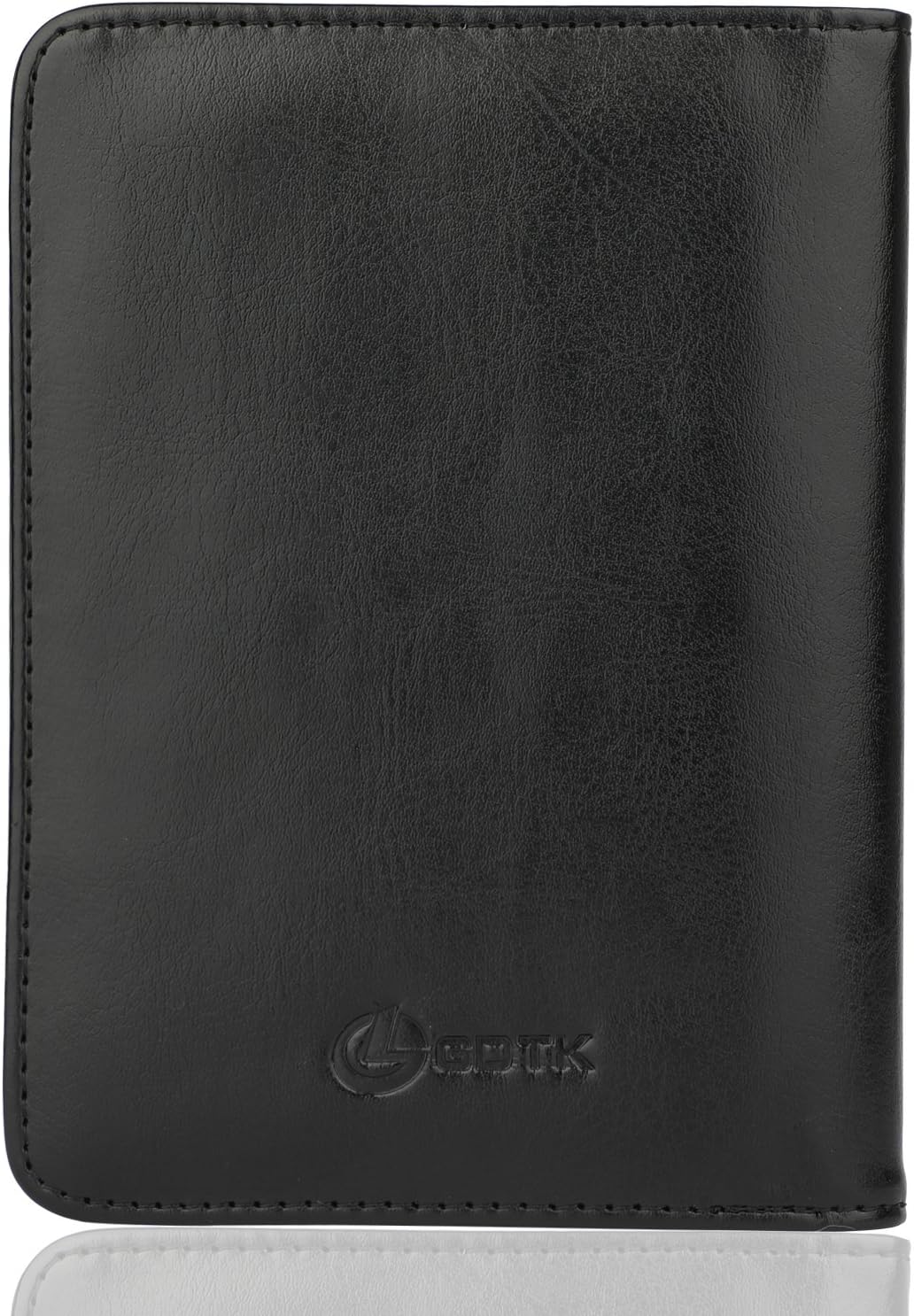  | GDTK Leather Passport Holder Cover Case RFID Blocking Travel Wallet (Black) | Passport Covers
