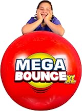 Wicked Mega Bounce XL Giant Inflatable Ball 80cm 2.51m Circumference + Pump view 1