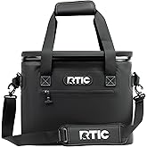 RTIC Ultra-Tough Soft Cooler 30 Can, Insulated Bag Portable Ice Chest Box for Lunch, Beach, Drink, Beverage, Travel, Camping, Picnic, Car, Trips, Floating Cooler Leak-Proof with Zipper