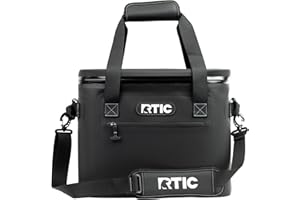 RTIC Ultra-Tough Soft Cooler 30 Can, Insulated Bag Portable Ice Chest Box for Lunch, Beach, Drink, Beverage, Travel, Camping, Picnic, Car, Trips, Floating Cooler Leak-Proof with Zipper