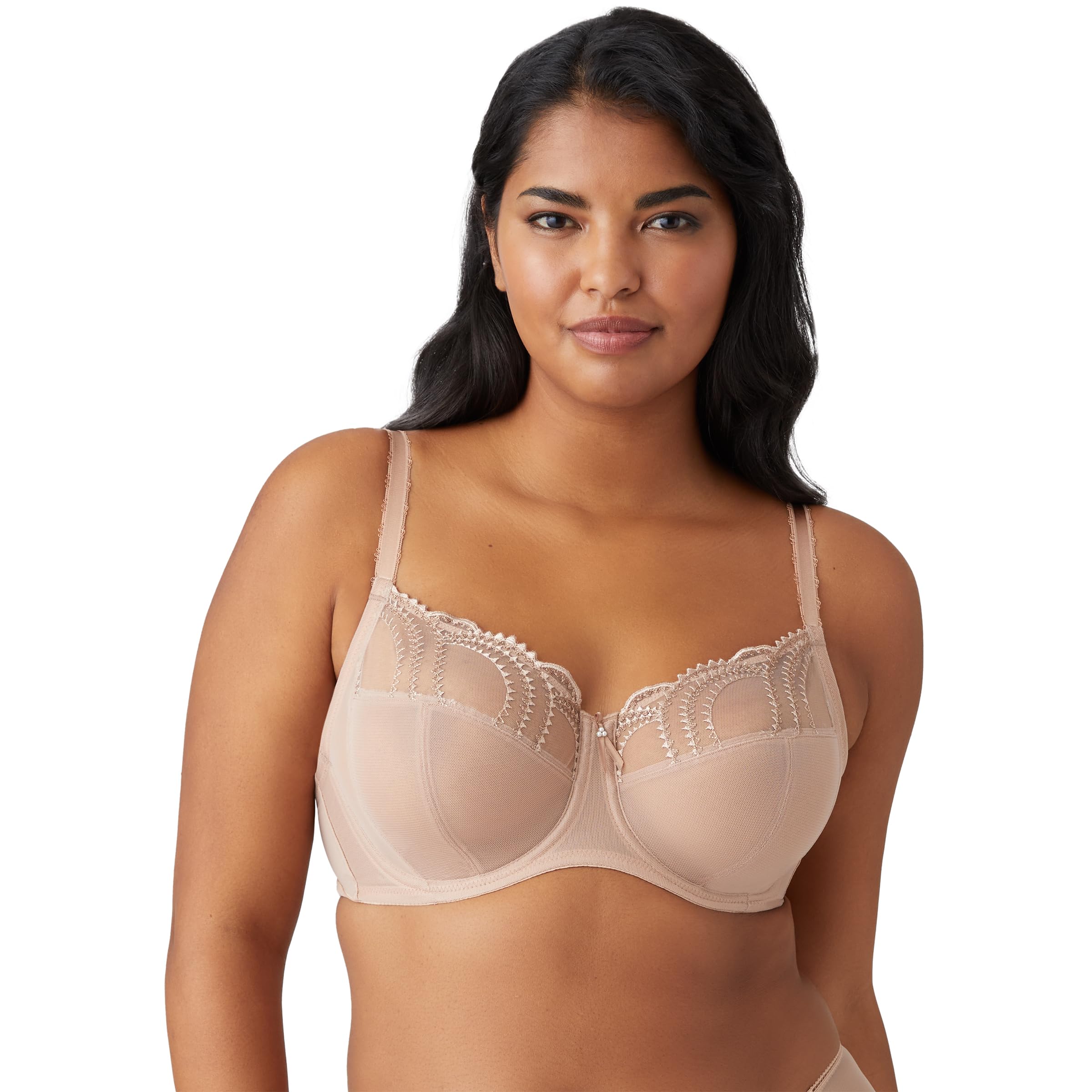 Wacoal Women’s Plus Size Evocative Edge Full Figure Underwire Bra, Roebuck, 38H