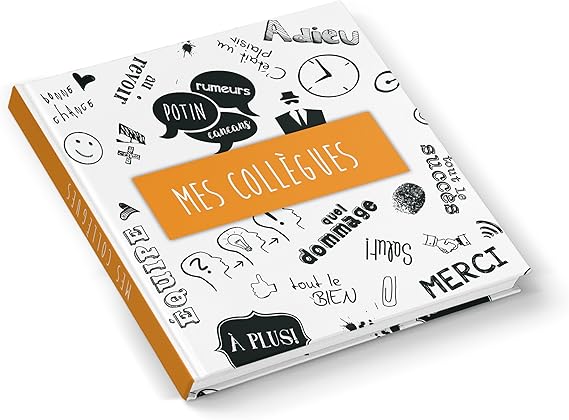 Franzosisch Abschiedsbuch Orange Schwarz Weiss Kollegenbuch 21 X 21 Cm Abschied Kollege Kollegin 64 S Geschenk Buch Zum Selbstgestalten Abschiedsgeschenk Ruhestand Jobwechsel Amazon De Burobedarf Schreibwaren