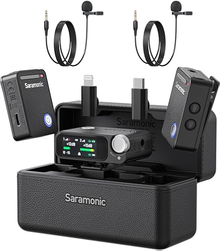 Amazon.com: Saramonic Wireless VHF Lavalier Microphone Bundle with