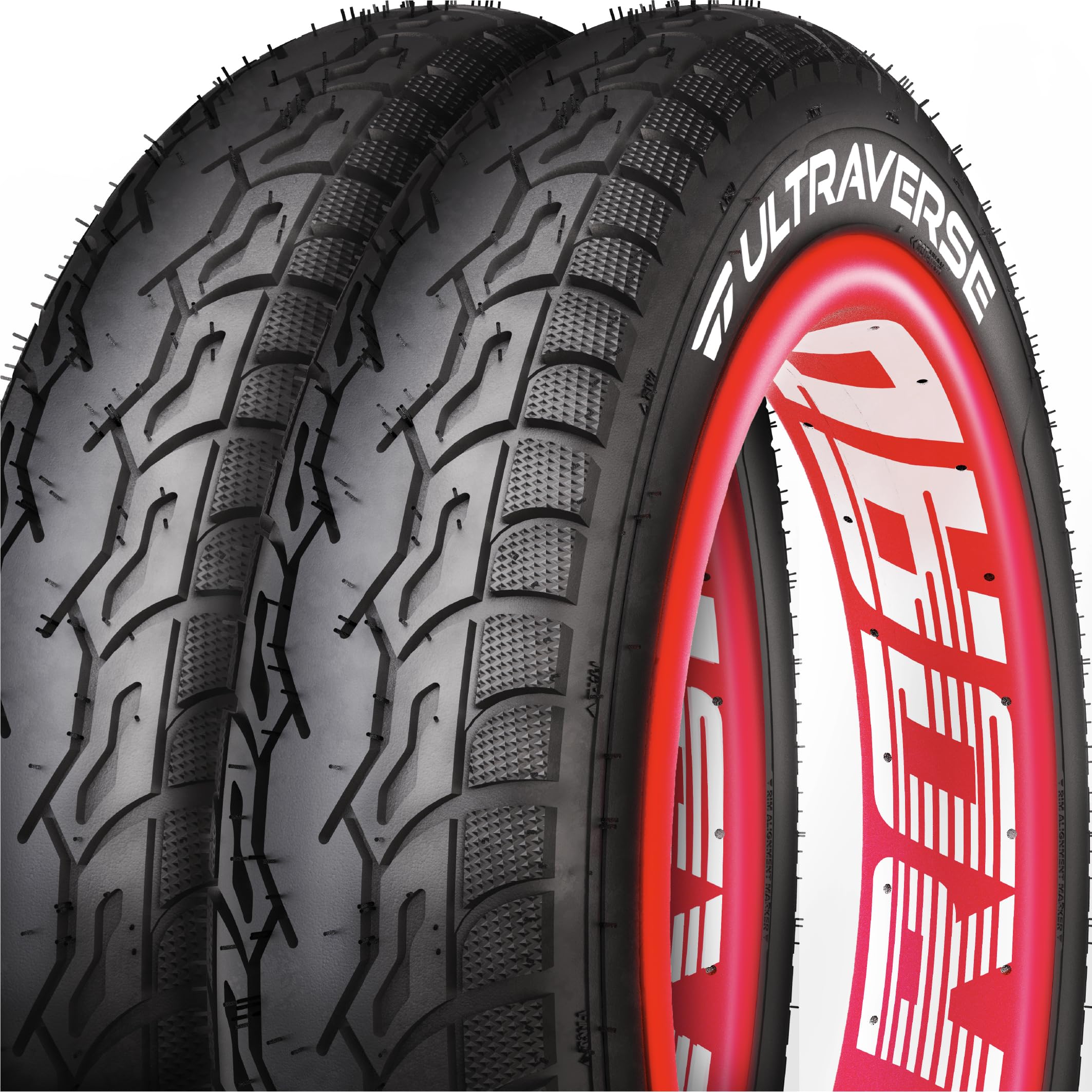 Photo 1 of ***Factory seal****
ULTRAVERSE 20x4 E-Bike Fat Tire - Robust, High-Performance 20inch Fat Tyre for Ebikes and MTB, Dual Compound Road Dominator, Reinforced Casing for Street & Trail Adventures-2 Unit