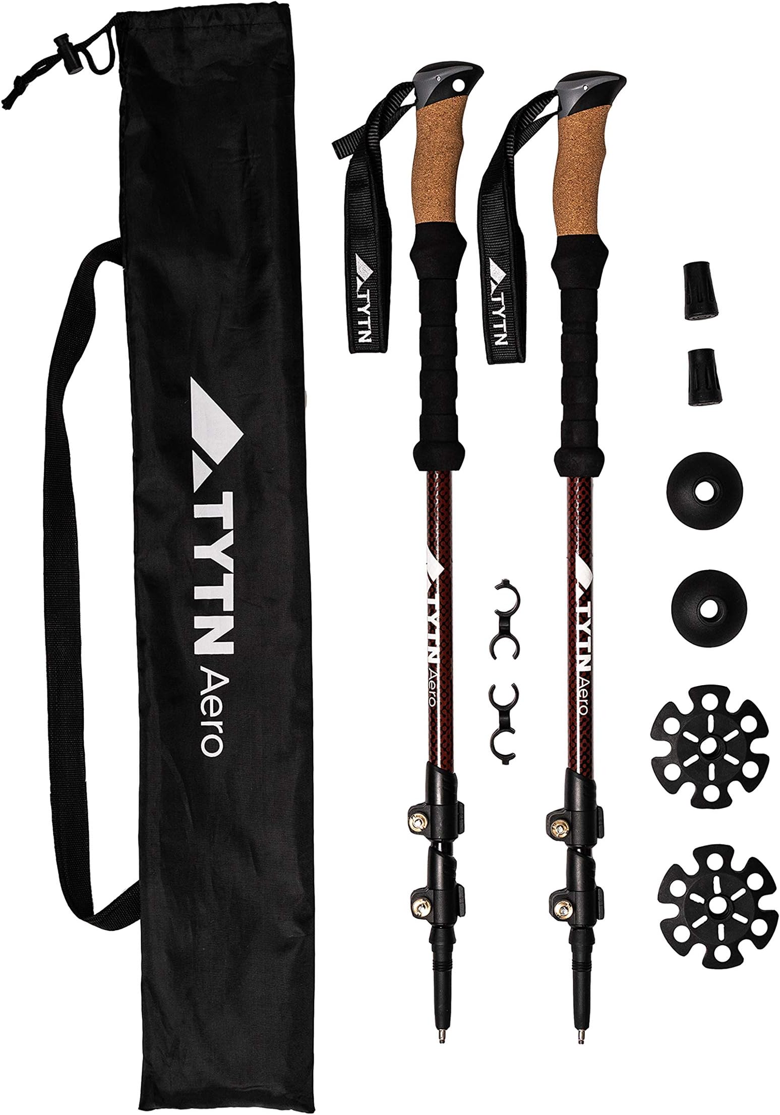 TYTN Aero Trekking poles – Lightweight Aluminium 7075 Quick-Lock, Nordic Style for Hiking, Trekking & Outdoor Pursuits