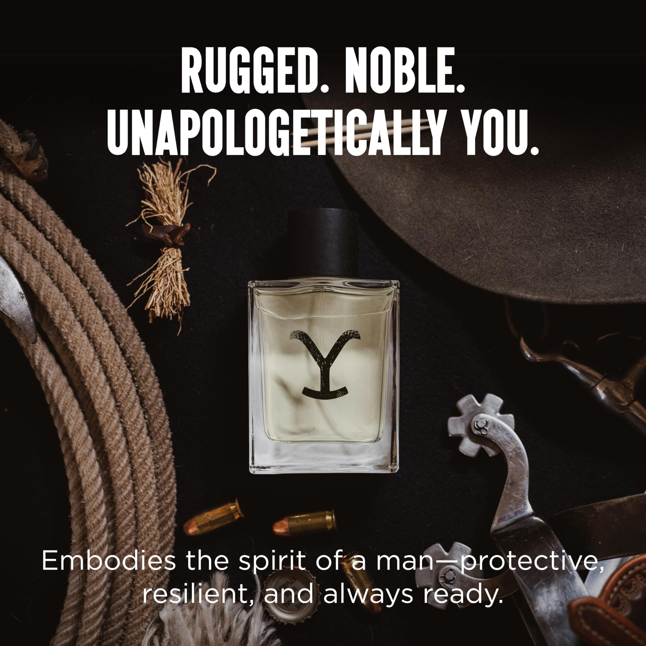 Yellowstone Original Men's Handcrafted Cologne Spray by Tru Western - Officially Licensed Fragrance of Paramount Network's Yellowstone - 100 ml | 3.4 fl oz