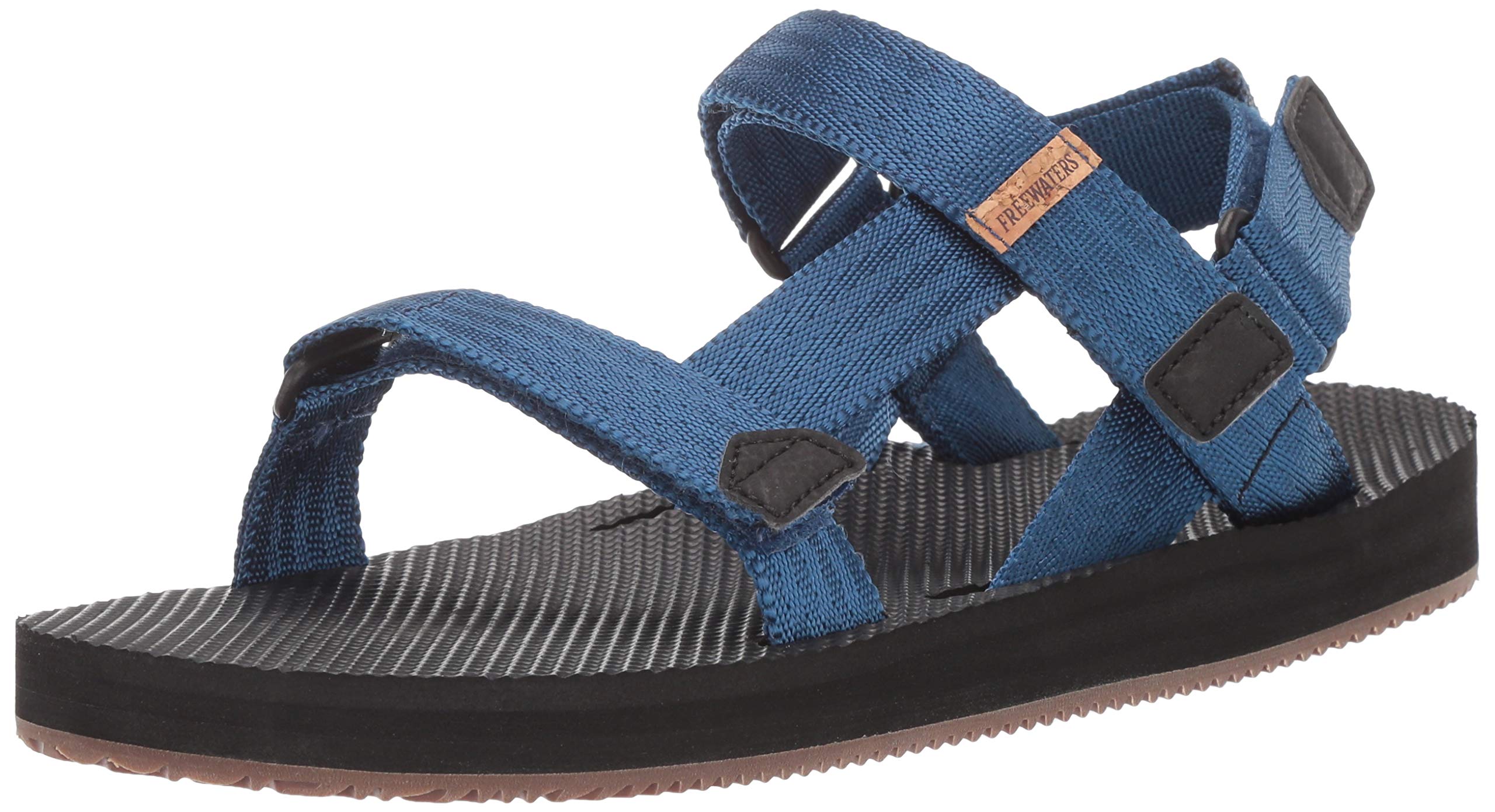 Freewaters Men's Supreem Sport Cage Sandal W/Universal Fit 4-pt Strap-in Closure W/Arch Support