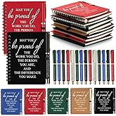 Honoson 30 Sets Graduation Coworker Gifts May You Be Proud of The Work Notebooks with Ballpoint Pen Bulk Valentines Thank You Gifts for Team Employee Veterinary Assistant Teachers