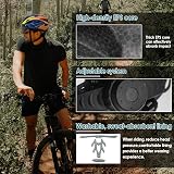 Victgoal Adults Bike Helmet with Magnetic Goggles Visor and LED Rear Light view 6