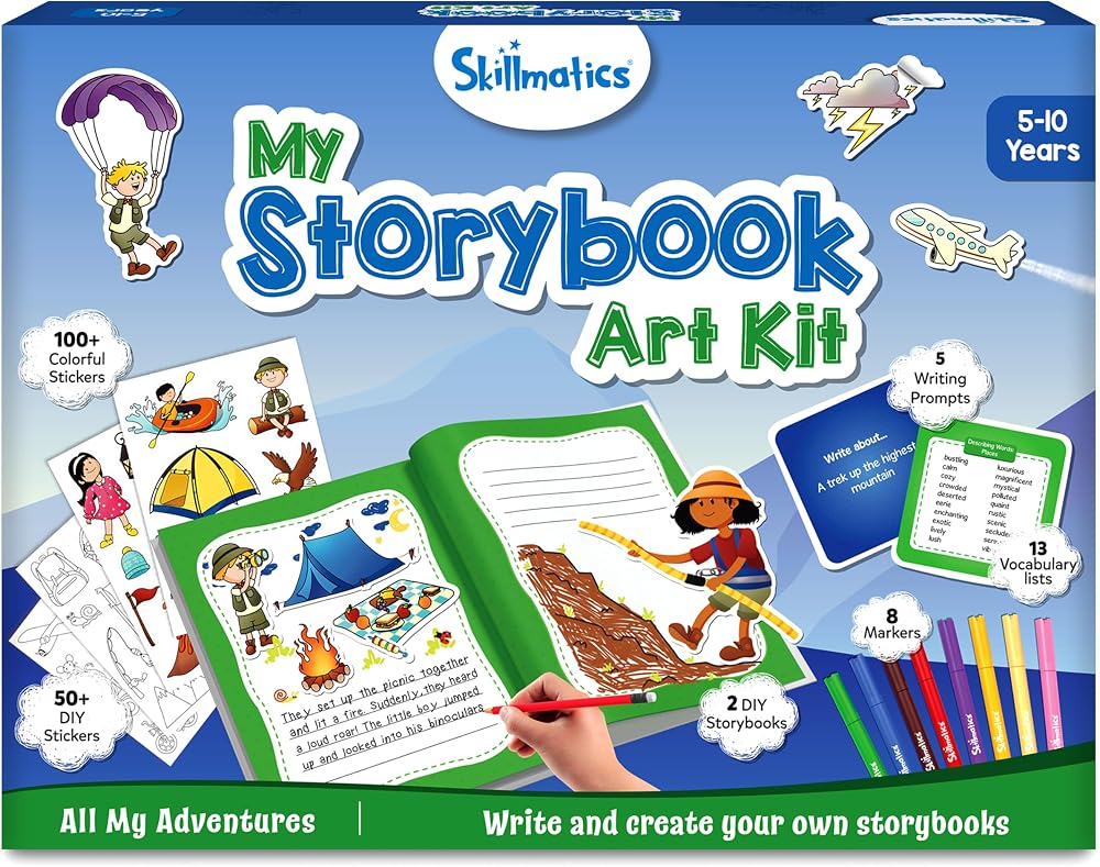 Skillmatics Storybook Art Kit – DIY Craft for Kids 5-10