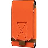 bvya Large Tactical Molle Phone Holster Pouch Belt Carrying Cover for iPhone 17 Pro Max/16 Pro Max/15 Pro Max/14 Pro Max/13 Pro Max, Adjustable Height to 7.3"