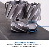 Evolution Power Tools Long Series Broaching Cutter 25mm 21mm Mag Drill view 5