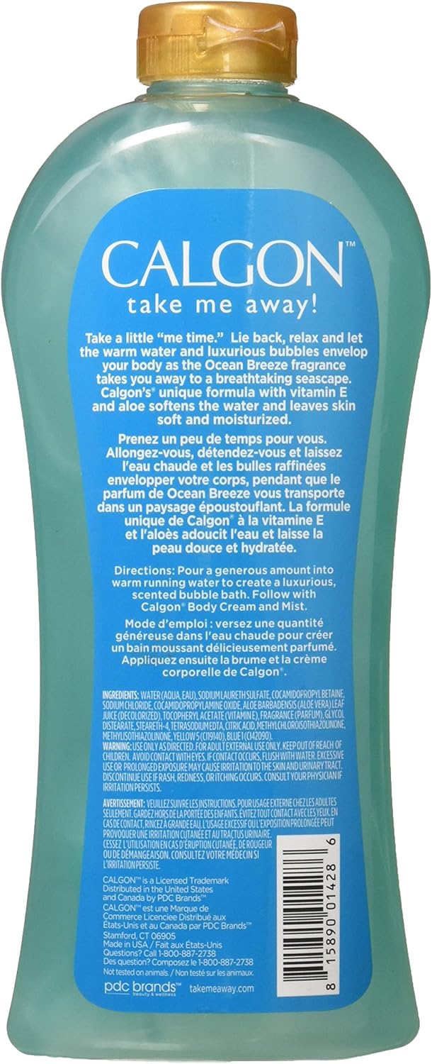 Calgon Bubble Bath Ocean Breeze, 30 Ounce: Health & Personal Care