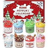 AWHETIE Slime Advent Calendar 2025 Kids Teen Girls,Christmas Countdown Calendar 24 Days,Kids Girls Advent Calendar 2025 Surprise Slime Kit with Funny Toys Gifts