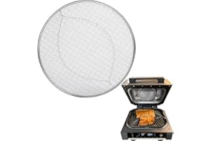 BYKITCHEN Stainless Steel Spatter Shield for Ninja Fg551 Foodi Smart XL Grill, Ninja XL Grill Accessories, Air Fryer Replacement Parts for Ninja 6 in 1 Smart Xl Indoor Grill