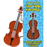 DR DINGUS World's Smallest Violin | Plays Sad Spongebob Music | Tiny Toy | Pocket-sized Musical Reaction Toy | Playful Sympathy for Minor Mishaps | Hilarious Gag Gift | Licensed SpongeBob Music