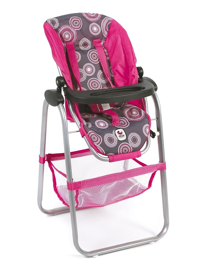 Bayer Chic 2000 655 87 - Puppen-Hochstuhl, hot pink pearls
