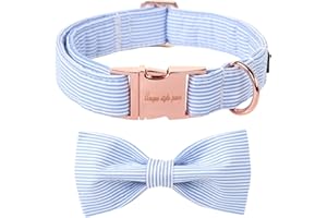 Unique Style Paws Pet Soft &Comfy Bowtie Dog Collar and Cat Collar Pet Gift for Dogs and Cats 6 Size and 7 Patterns