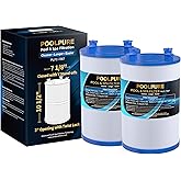 POOLPURE C-7367 Spa Filter Replaces PD075-2000, Dimension One 1561-00, Filbur FC-3059, Excel Filters XLS-7005, Aladdin 17541, Baleen AK-60035, 75 sqft Hot Tub Filter Cartridge 2PACK