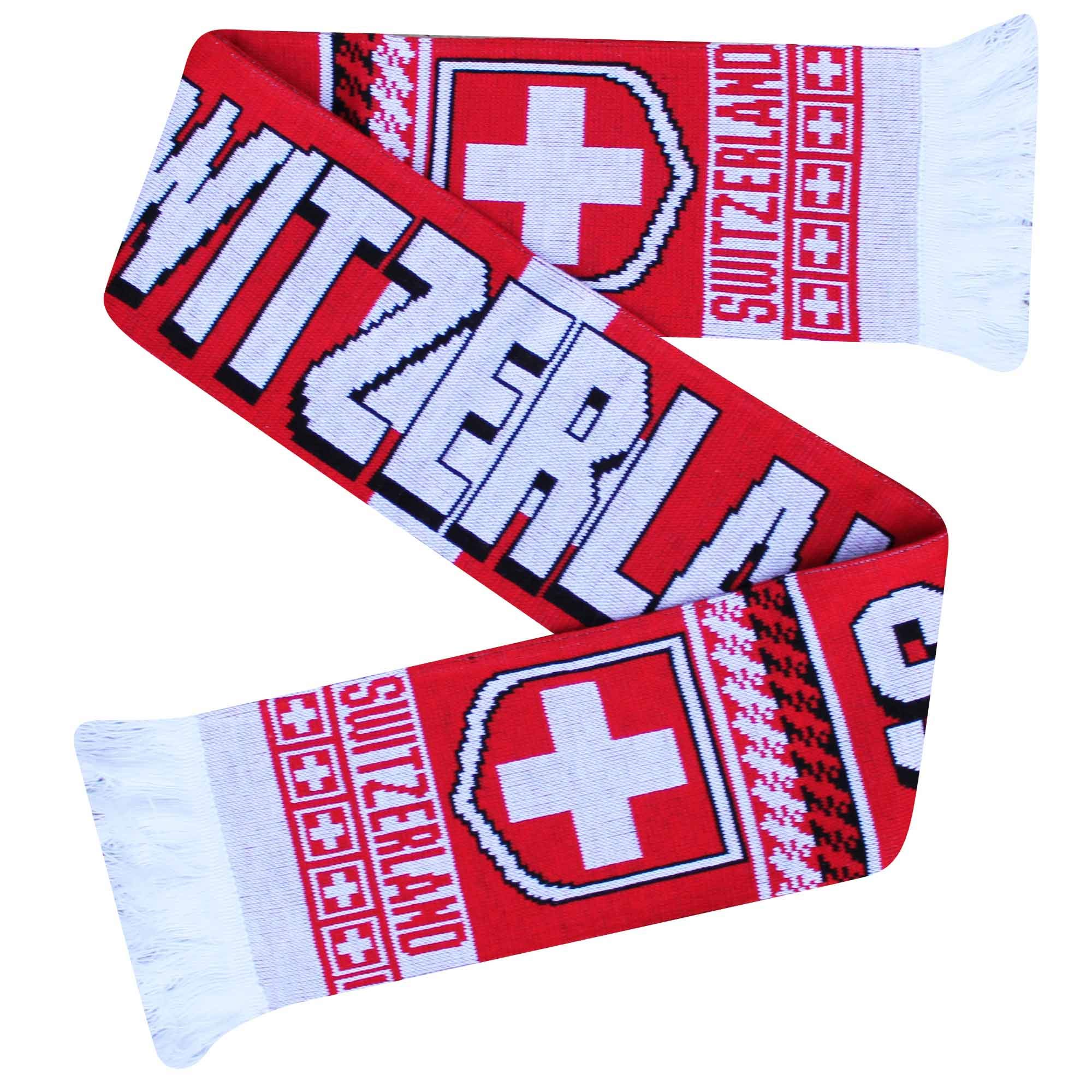 Switzerland (Schweiz World Cup Football Fans Scarf (100% Acrylic)