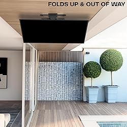VIVO Electric Flip Down Ceiling TV Mount for 37 to