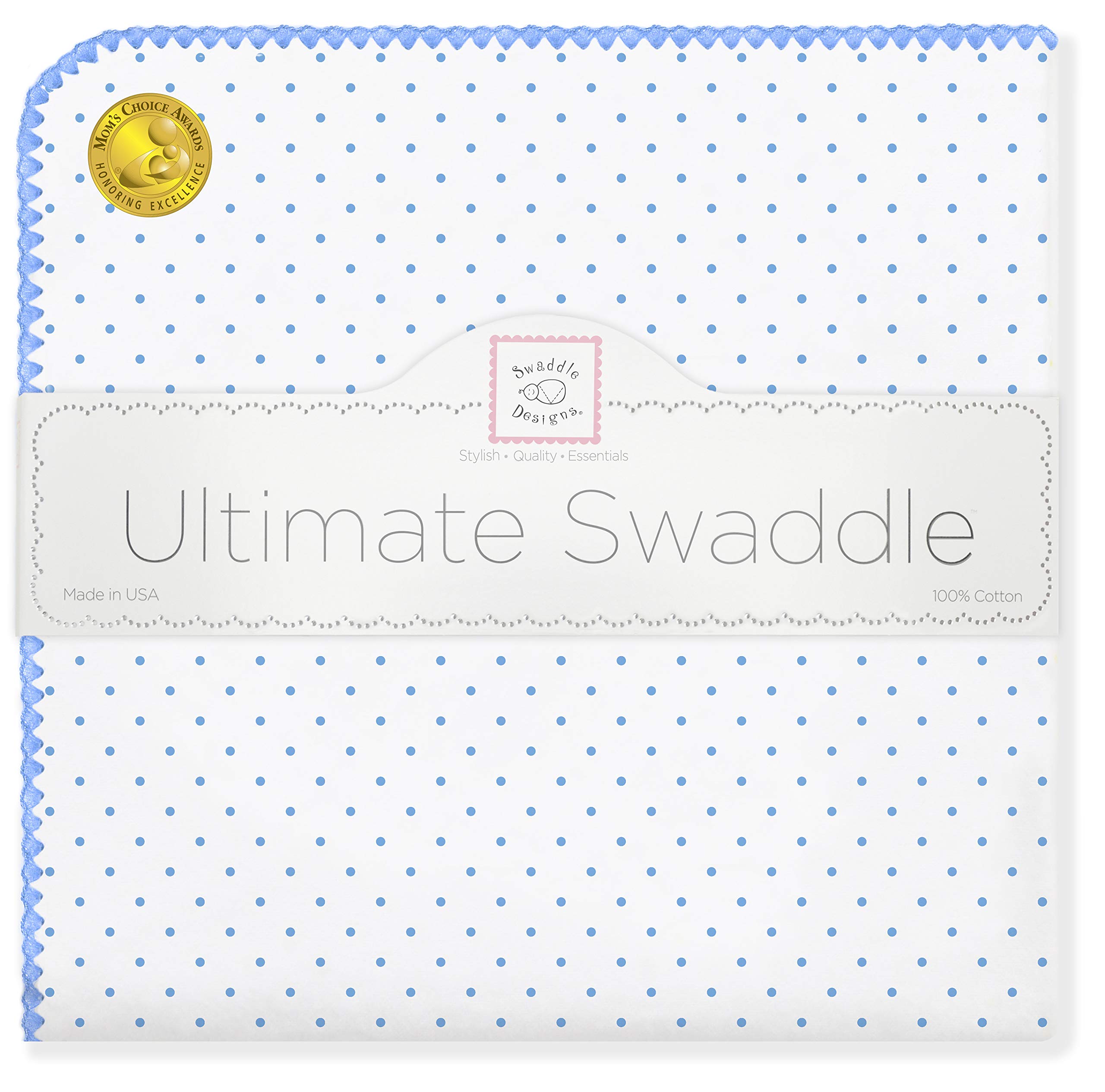 SwaddleDesigns Ultimate Swaddle Blanket, Made in USA