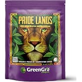 GreenGro Pride Lands Bloom Organic Fertilizer 2-5.5-5.5, 5 lb | Dry Top Dress, Microbes + Biochar + Mycorrhizae, No Fillers, Higher Terpenes &amp; Bigger Flowers, CDFA Approved