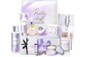LUCOTIYA Gifts for Women Spa Gifts Baskets for Women Christmas Birthday Gifts Lavender Bath and Body Sets Mothers Day Gifts Relaxing Self Care Get Well Gift for Mom Her Girlfriends Sister Teacher Friends