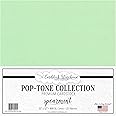 Cardstock Warehouse Pop-Tone Spearmint Green Cardstock Paper – 25 Sheets, 12 x 12" - 100 lb / 270 GSM Premium Green Card Stock for Die-cutting, Crafts, Scrapbooking, Card Making and DIY Projects