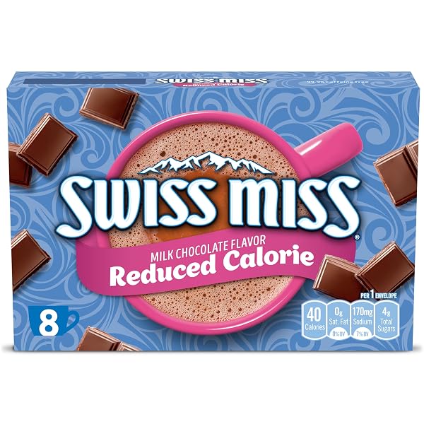 SWISS MISS REDUCED CALORIE MILK CHOCOLATE FLAVORED HOT...