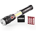 Nebo Slyde Rechargeable Flashlight with Work Light | Rechargeable Flashlight with 4 Light Modes and a Magnetic Base