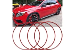 DREAMOTOR Wheel Rim Protector Set of 4, 20 Inch Alloy Rim Guards for Car Rims Compatible with Tesla Model Y 3 S Honda CRV Dodge Charger Toyota Ford Mustang Mach-E Explorer 3 Series X5 Hyundai Audi A4