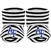 Creative Knitwear College Baby Striped Bootie Sock - Team Logo, Multiple Colors, Unisex (Newborn - 6 Months)