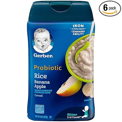 gerber rice and banana cereal