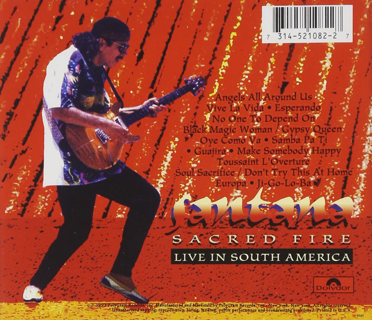 carlos santana sacred fire