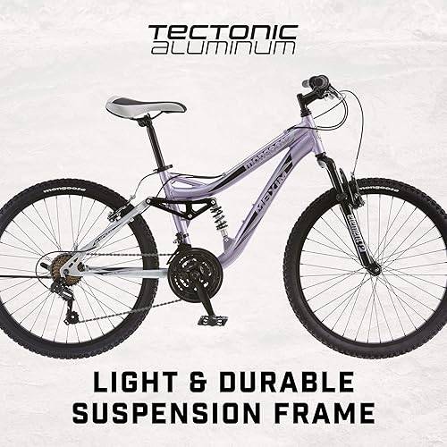 Mongoose Maxim Girls Mountain Bike, 24-Inch Wheels, Aluminum Frame