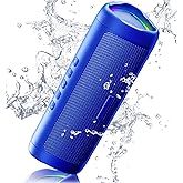 BolaButty Bluetooth Speaker with HD Sound, Portable Wireless, IPX5 Waterproof, Up to 20H Playtime, TWS Pairing, BT5.3, for Home/Party/Outdoor/Beach, Electronic Gadgets, Birthday Gift (Blue)