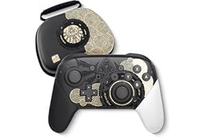 YKASEK Switch Pro Controller, Wireless Switch Controllers with Carrying Storage Case, Upgraded Gamepad Switch Remote Replacement for Switch Controller Support NFC/Dual Vibration/Screenshot/Wake-up Function