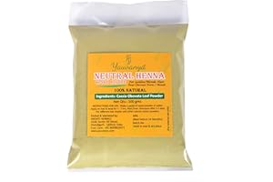 Yauvanya 100% pure Neutral Henna (Cassia Obovata) Powder for Blonde/Golden hair | Colorless Henna | Natural Hair Conditioner 