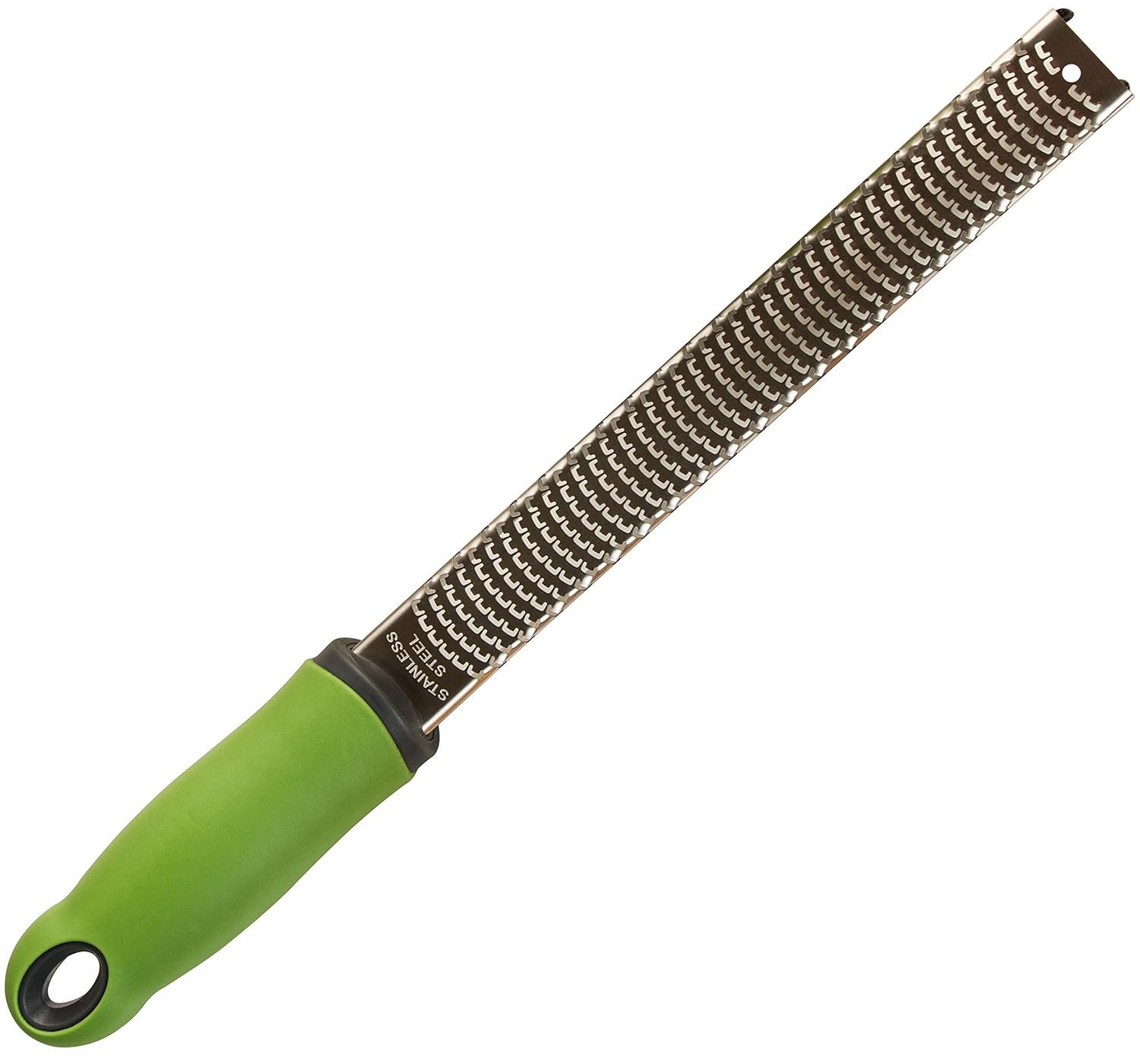 Cheftopia Stainless Steel EZ Cheese Grater and Lemon Zester with Non