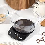 Salter Digital Kitchen Scale 5kg 11lbs with 1.8L Bowl Aquatronic Liquid measure view 4