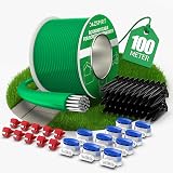 DazSpirit 100m Boundary Cable Set for Robot Lawnmowers, 50 Pegs & Connectors