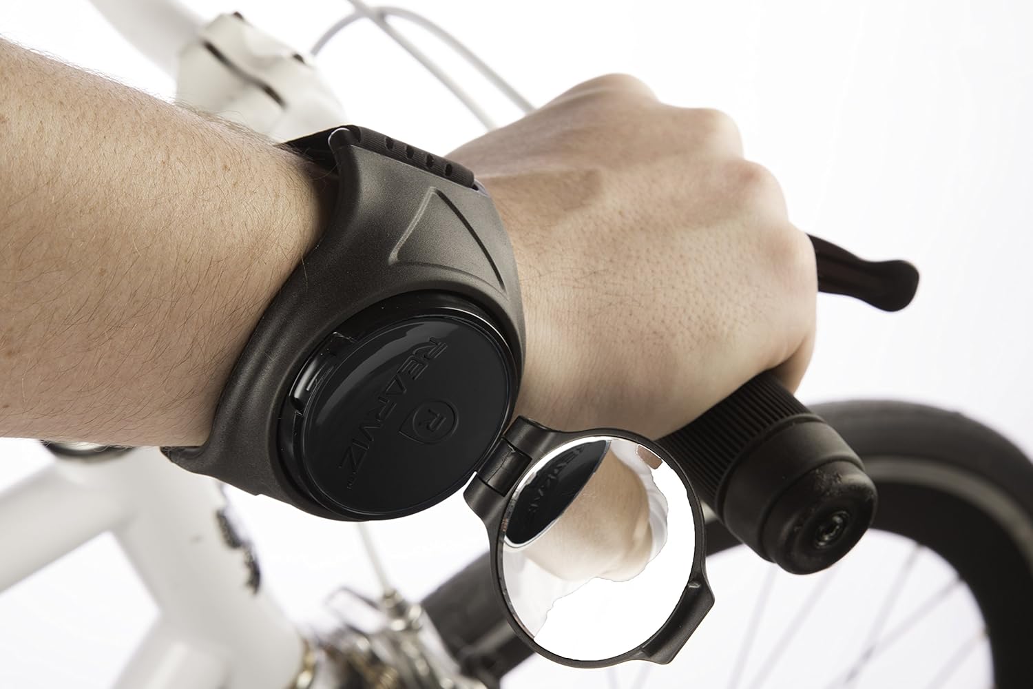 RearViz Classic Bike Mirror Bicycle Rear View Cyclist Road Wearable Adjustable Rotatable Mountain Electric Bicycles