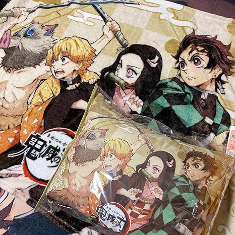 Amazon 冬物 しまむら 鬼滅の刃 キャラクター ひざ掛け毛布 ジュニア枕 おもちゃ ホビー