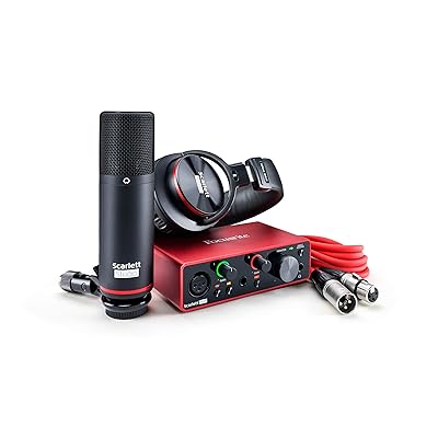 Focusrite Scarlett Solo Studio (3rd Gen) USB Audio Interface and Recording Bundle with Pro Tools | First