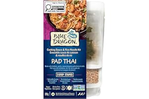 Blue Dragon Pad Thai 3 Step Meal Kit, Complete Sauce & Noodle Kit, Authentic Thai Cuisine, Non GMO, No Artificial Flavours, 2