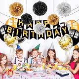 DKBT Personalised 18th Birthday Cake Toppers Rose Gold Glitter Girls Boys Party view 3